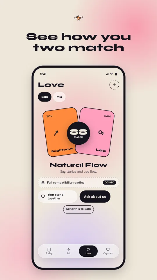 Love: how you two match